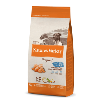 Nature Variety No Grain Cão Adulto Mini Salmão 1,5kg